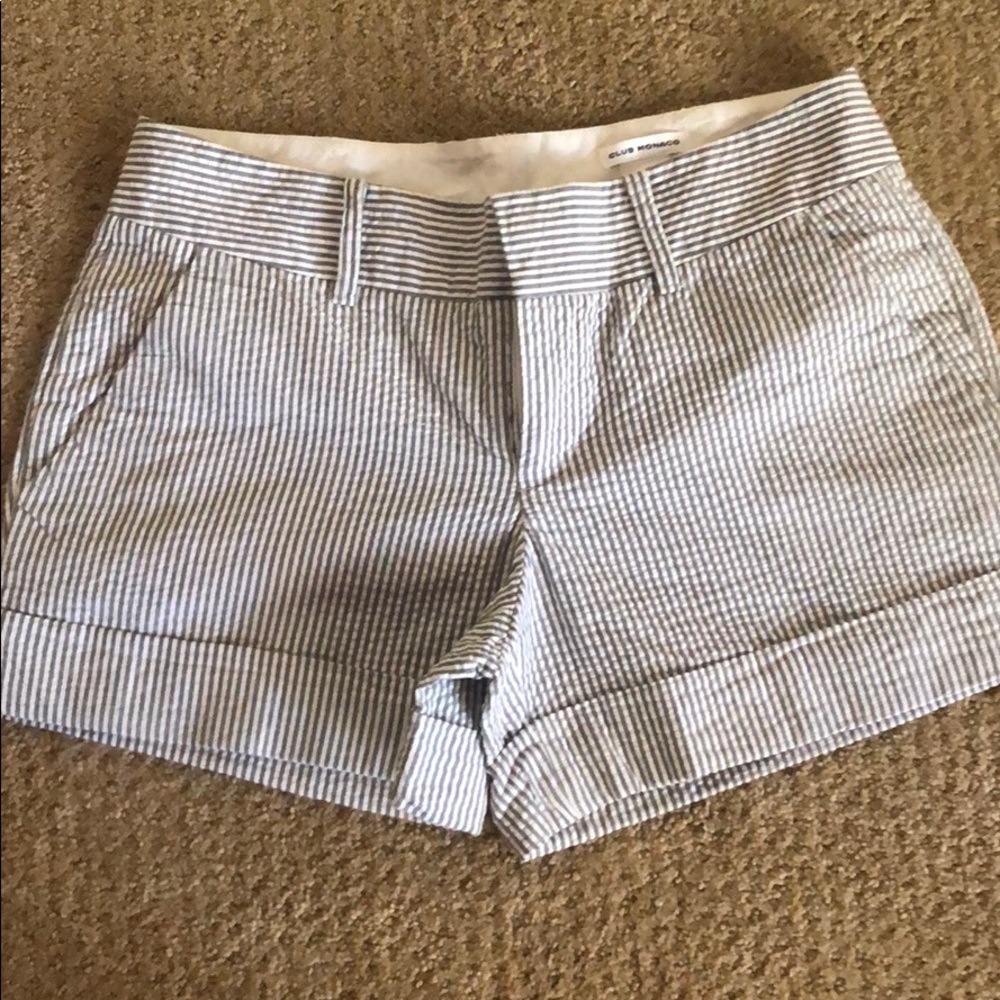Club Monaco Seersucker Shorts